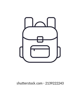 School bag icons  symbol vector elements for infographic web