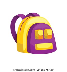 School bag illustration icon. Vector design