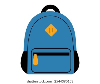 School Bag Illustration – Vector Cartoon Design.