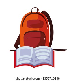 school bag isolated icon