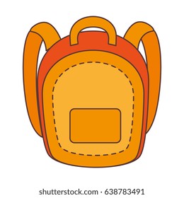 school bag isolated icon