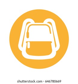 school bag isolated icon