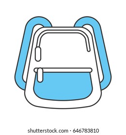 school bag isolated icon