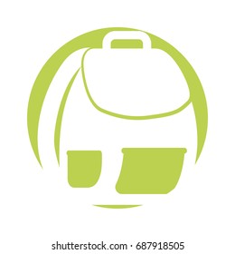 school bag isolated icon