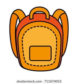 school bag isolated icon