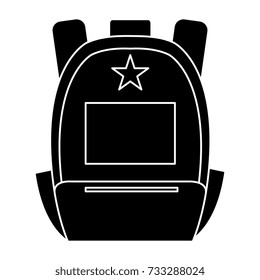 school bag isolated icon