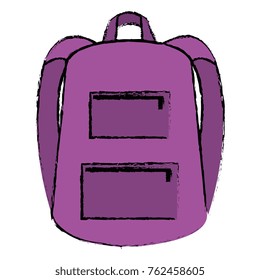 school bag isolated icon
