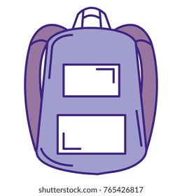 school bag isolated icon