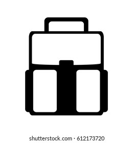 school bag isolated icon vector illustration design