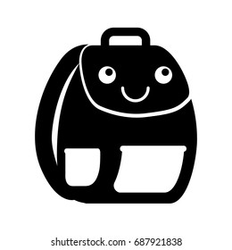 school bag kawaii character