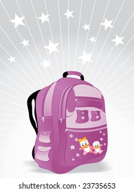 school bag for kid vector wallpaper