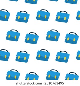 School Bag Pattern Background. School Bag and Education Themed Background. Back to school Background. Back to school theme pattern.