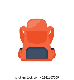 school bag supply isolated icon, element of school vector illustrations