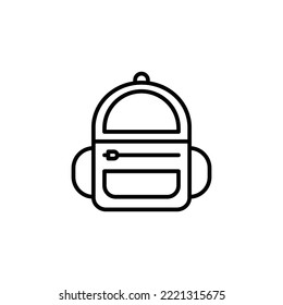 School Bag theme icon suitable for web, application or additional components for your project