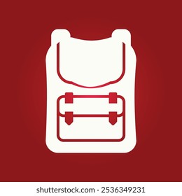 School bag trendy artwork beautiful abstract vector illustration colorful applicable design.eps