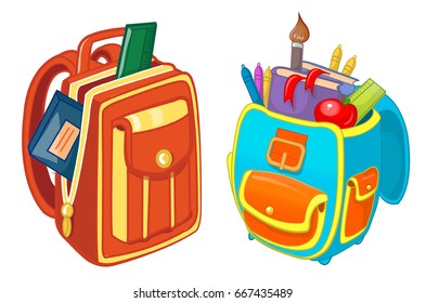school bag vector