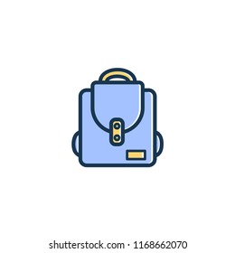 School Bag Vector Icon