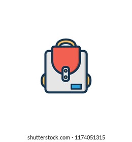 School Bag Vector Icon