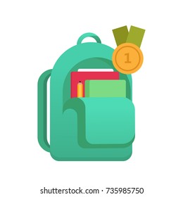 School bag vector illustration
