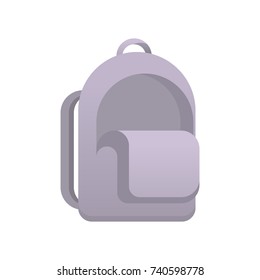 School bag vector illustration