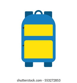 School bag vector isolated