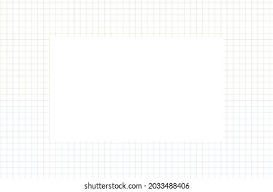 School banner in a cage texture inside with center white place for inserting objects. Template school products preparing for sale school advertising vector illustration. Back to school space sheet.