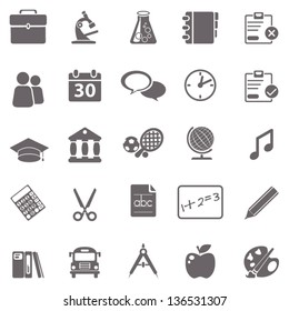 School basic icons