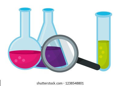 school beakers cartoon