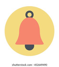 School Bell Colored Vector Icon