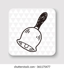 school bell doodle
