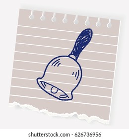 school bell doodle