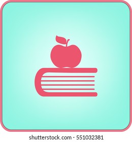 School Bell, Flat Vector Icon.