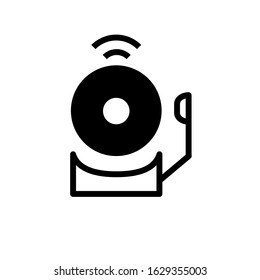 school bell icon design vector template
