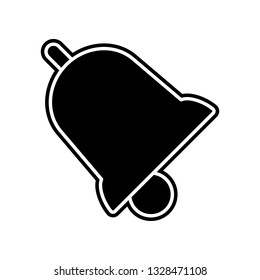 school bell icon. Element of education for mobile concept and web apps icon. Glyph, flat icon for website design and development, app development
