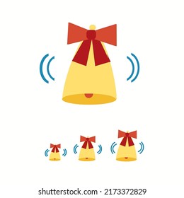 School Bell Icon Flat Graphic Design illustration vector