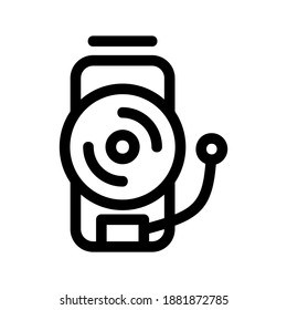 School Bell icon or logo isolated sign symbol vector illustration - high quality black style vector icons
