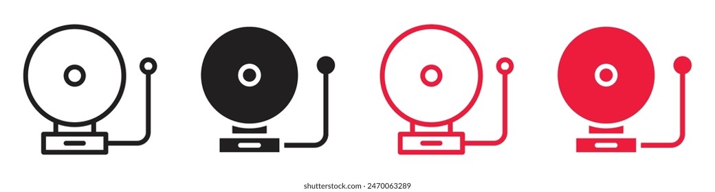 School bell icon showing educational schedules and routines, suitable for academic institutions, schools, and education programs