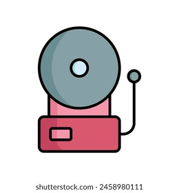 school bell icon vector design template simple and clean