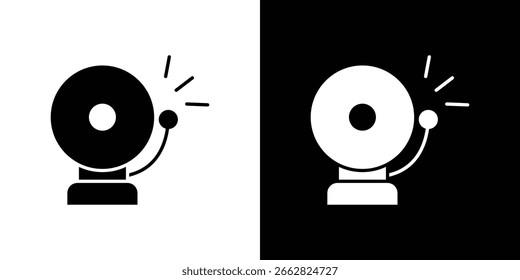 School bell icon Vector scalable graphics