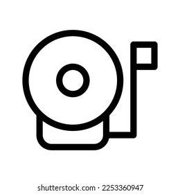 Illustration zum Design von Schulglocken-Symbol für Vektorsymbol