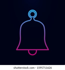 School bell nolan icon. Simple thin line, outline vector of school icons for ui and ux, website or mobile application