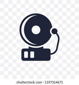School bell transparent icon. School bell symbol design from Education collection.