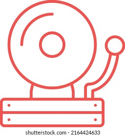 School Bell vector icon. Can be used for printing, mobile and web applications.