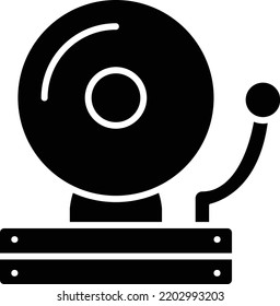 School Bell vector icon. Can be used for printing, mobile and web applications.
