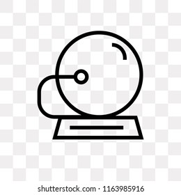 School Bell vector icon isolated on transparent background, School Bell logo concept