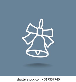 School bell vector illustration