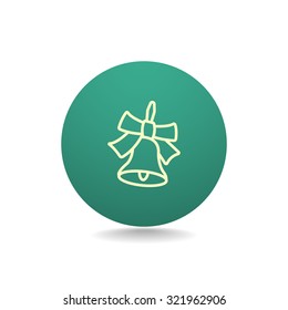 School bell vector illustration
