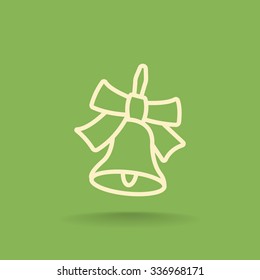 School bell vector illustration