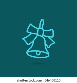 School bell vector illustration