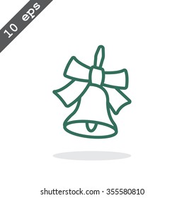 School bell vector illustration